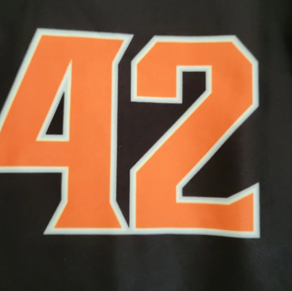 O'Neill Black and Orange Lacrosse Jersey - Picture 4 of 6